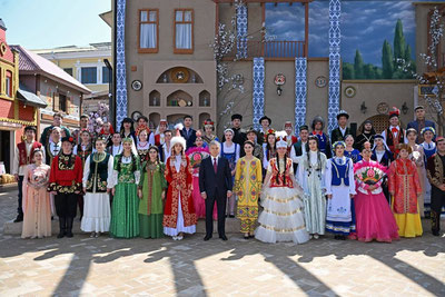 Image of 'The President held a meeting with representatives of national cultural centers.'
