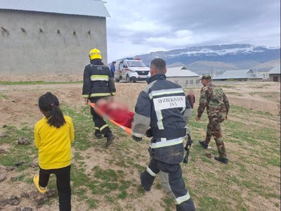 'Бойсунда фуқаро 30 метр пастликка сирпаниб тушиб кетди'ning rasmi