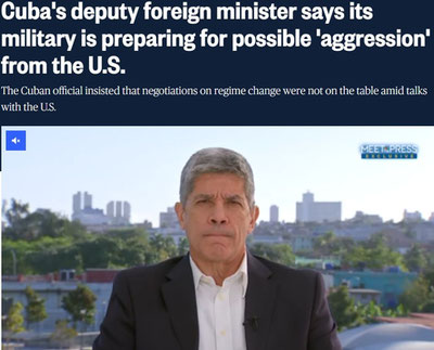 Изрображение 'Вооружённые силы Кубы готовятся к возможной «военной агрессии» США'