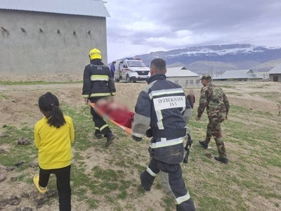 Image of 'In Surkhandarya, a woman fell down a 30-meter drop.'