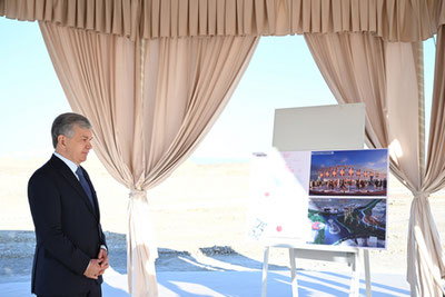 Изрображение 'В Новом Ташкенте появится суперфонтан с 360-градусным водным экраном'