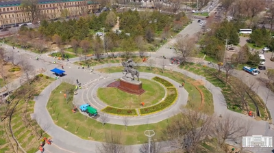 Изрображение 'Столичный хокимият показал, как обновляется сквер Амира Темура (видео)'