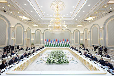 Изрображение 'Проведено первое заседание Высшего межгосударственного совета Узбекистана и Таджикистана'