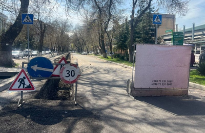 Изрображение 'В Ташкенте начали наказывать за опасные дорожные работы'