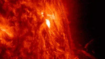 Изрображение 'На Солнце произошла вспышка наивысшего класса'