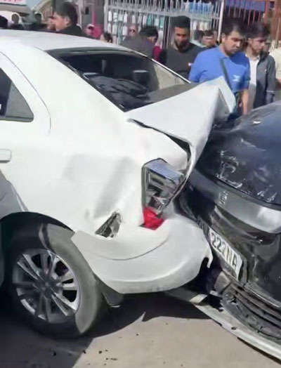 Изрображение 'В столице произошло ДТП с участием 8 автомобилей'