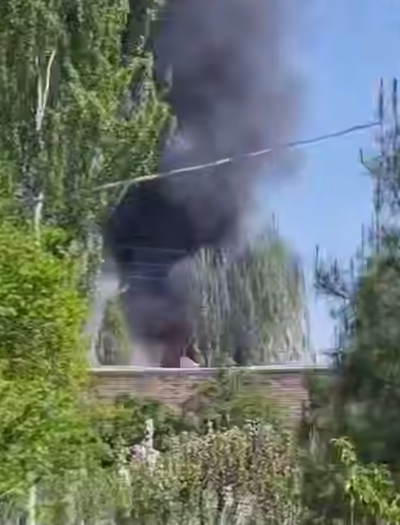 Изрображение 'В Балыкчи Андижанской области горел жилой дом (видео)'