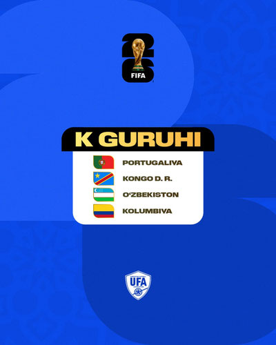 Изрображение 'Определился последний соперник Узбекистана по групповому этапу ЧМ-2026'