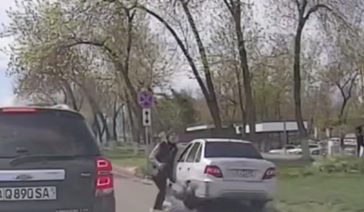 Изрображение 'Водитель "Нексии" сбил девушку напротив Экобазара в Ташкенте'