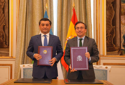 Изрображение 'Узбекистан и Испания подписали соглашения о сотрудничестве'