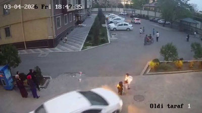 Изрображение 'В Андижане автомобилистка на Cobalt сбила двух детей во дворе'