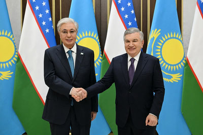 Image of 'Mirziyoyev and Tokayev held talks in Bukhara.'
