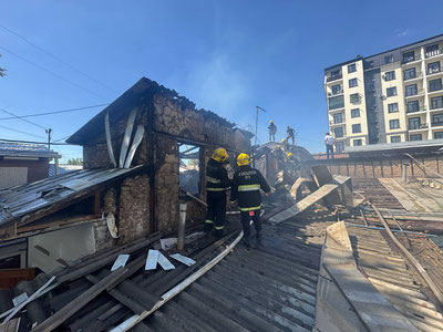 Изрображение 'В Шайхантахурском районе Ташкента горел частный дом'