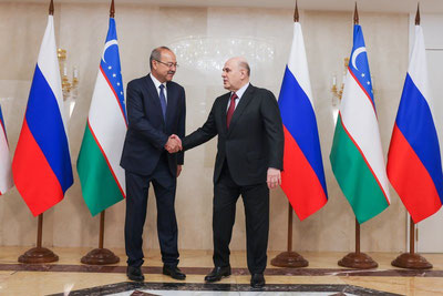 Изрображение 'Премьер-министры Узбекистана и России обсудили в Москве вопросы сотрудничества'