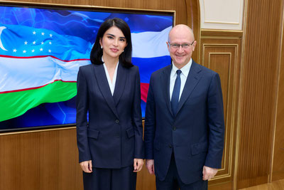 'Саида Мирзиёева Россия Президенти администрацияси раҳбарининг биринчи ўринбосари билан учрашди'ning rasmi