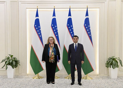 Изрображение 'Глава МИД Узбекистана принял нового посла Норвегии'