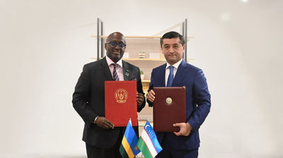 'Oʻzbekiston Afrika qitʼasi Ruanda bilan diplomatik munosabatlar oʻrnatdi'ning rasmi