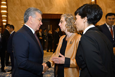 Изрображение 'Шавкат Мирзиёев обсудил с главой UNEP экологическое сотрудничество'