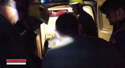 Изрображение 'В Нукусе спасатели помогли пострадавшему в ДТП парню'