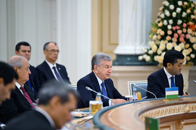 Изрображение 'Президент Узбекистана выступил с инициативами по водным ресурсам'