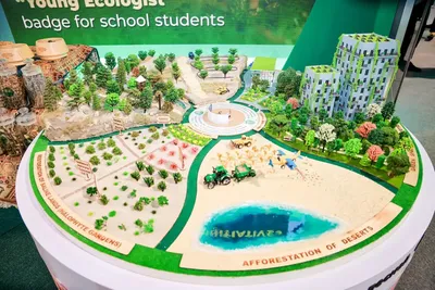 Изрображение 'Узбекистан представил «зелёные» проекты на EXPO в Астане (фото)'