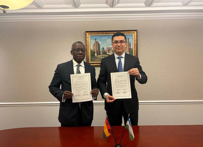 Изрображение 'Узбекистан и Гвинея-Бисау установили дипломатические отношения'