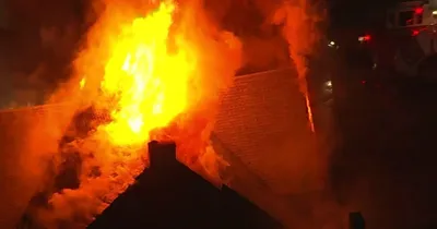 Image of 'A strong fire broke out in a historic church in New York.'