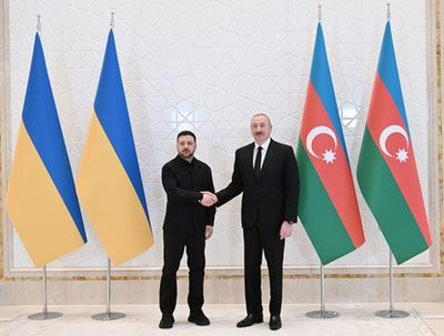 Image of 'Zelenskyy visited Azerbaijan'