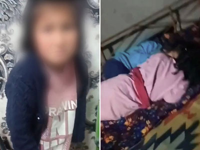 Image of 'In Samarkand, a female guardian committed violence against two girls, recorded it on video, and demanded money from their mother.'