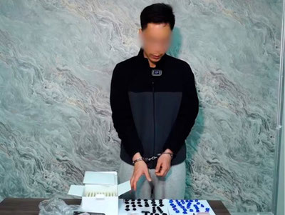 Image of 'A person distributing narcotics was detained in Tashkent.'