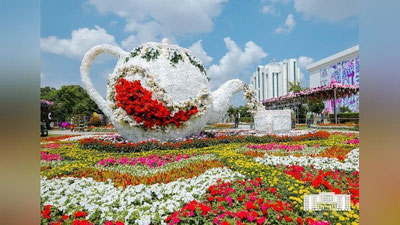 Изрображение 'В Ташкенте анонсировали новый фестиваль цветов у Национальной библиотеки'