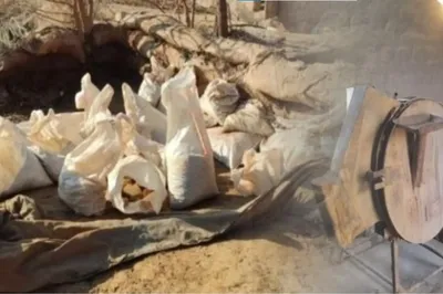 Изрображение 'Более 5 тонн золотоносной руды изъяли у подпольных старателей в Навоийской области'