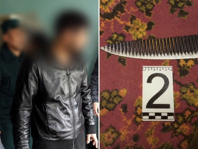 Image of 'In the Fergana region, a court verdict was pronounced for a man who killed his wife and 3-year-old daughter in order to evade paying alimony.'