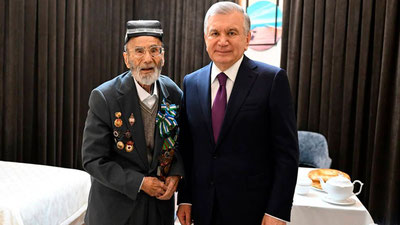 'Bugun Shavkat Mirziyoyev Ikkinchi jahon urushi qatnashchilari bilan uchrashadi'ning rasmi