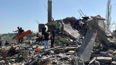 Image of 'Israeli strike on southern Lebanon kills seven'