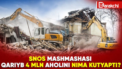 'SNOS MASHMASHASI QARIYB 4 MLN AHOLINI NIMA KUTYAPTI?'ning rasmi